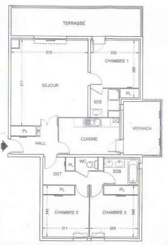 Montpellier Malbosc / Ch�teau d'� : 4 pi�ces neuf et termin� !