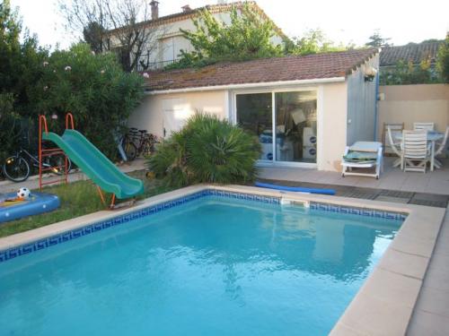 Montpellier Chamberte haute : villa r�nov�e avec piscine